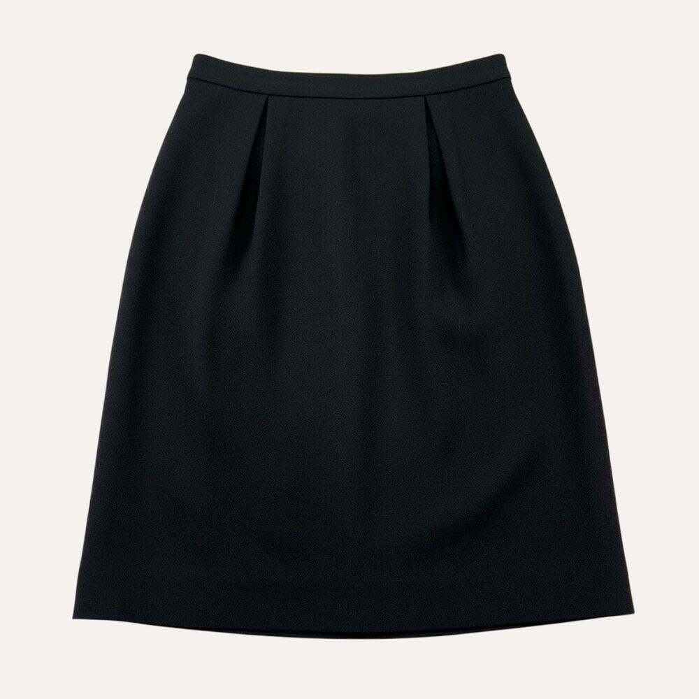 Banana Republic Mini Skirt Structured Knee Length Pencil Skirt Black Size 2